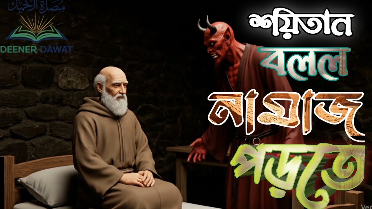 শয়তানের মুখে নামাজের কথা হুজুরের সাথে স্বপ্নে শয়তানের কথোপকথন|শিক্ষামূলক ইসলামী গল্প islamic story