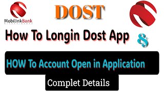 How To Longin or Account Open Mobilink Bank Dost application || Complete Detail  screenshot 3