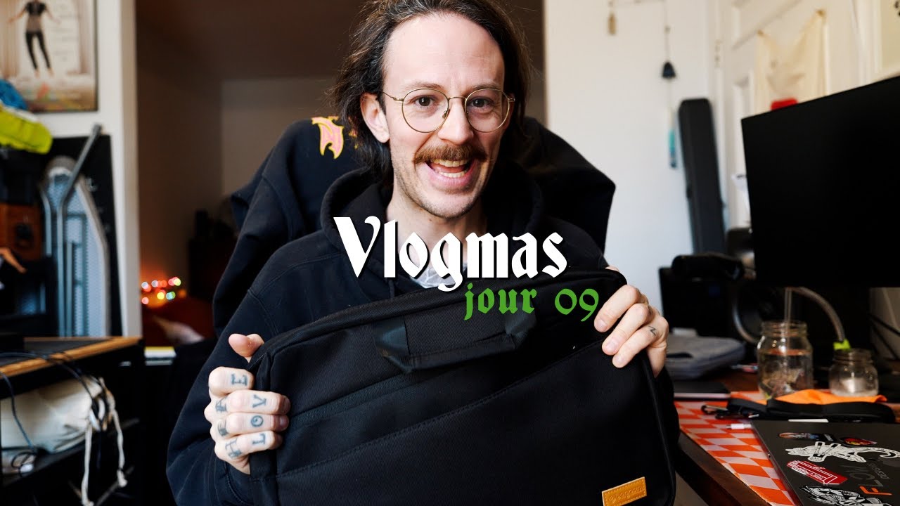 vlogmas #9 🎄 nouvel étui pour mon ordinateur portable & souper extrêmement facile.