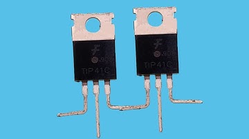 TIP41c Amplifier| Can Work Tip41c Transistor As Tip3055 For Amplifier Circuit