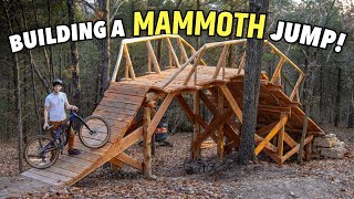 I Nearly Die Building this Insane Bike Jump... by Backyard Trail Builds 501,570 views 2 years ago 17 minutes