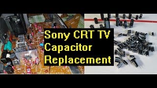 How to replace Capacitors in Sony CRT TVs & Monitors