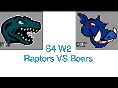 Philadelphia Raptors VS Buffalo Boars | FFL Season 4 Week 2 Game ...