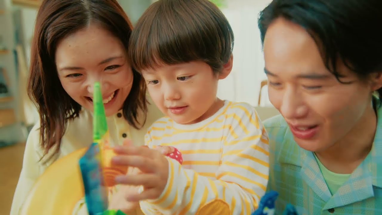 1歳のファミリーピタゴラス | おもちゃ-ピタゴラス・ブロック | 乳幼児