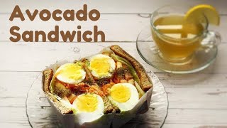 Avocado egg sandwich 牛油果鸡蛋三明治 | Bold Bear