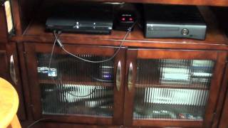 Gaming Setup: xbox 360, PS3