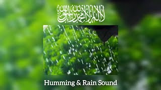 Calm Humming X Rainy Sound = Relaxation 🌧️
