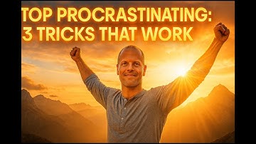 3 Simple Tricks to STOP Procrastinating For Good!