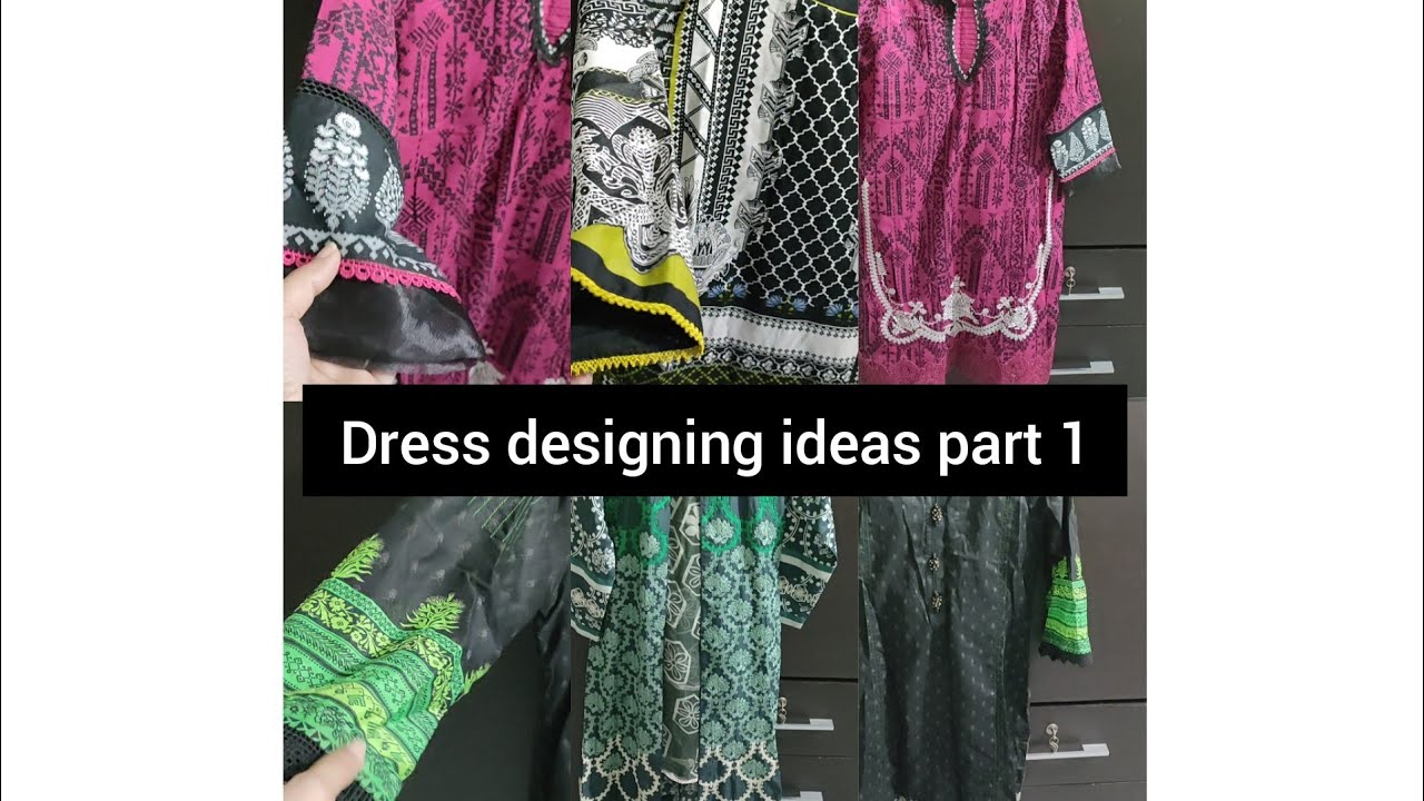 summer dress designing part 1 || dress designing ideas by moqadas haider