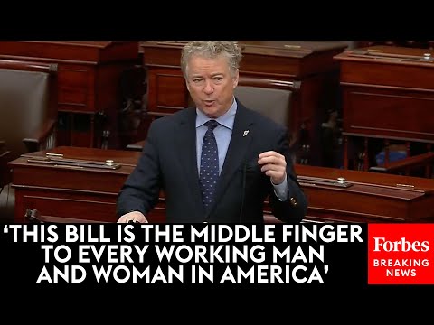 JUST IN: Rand Paul Torches Foreign Aid Bill On Senate Floor, Receives Pushback From Some Senators