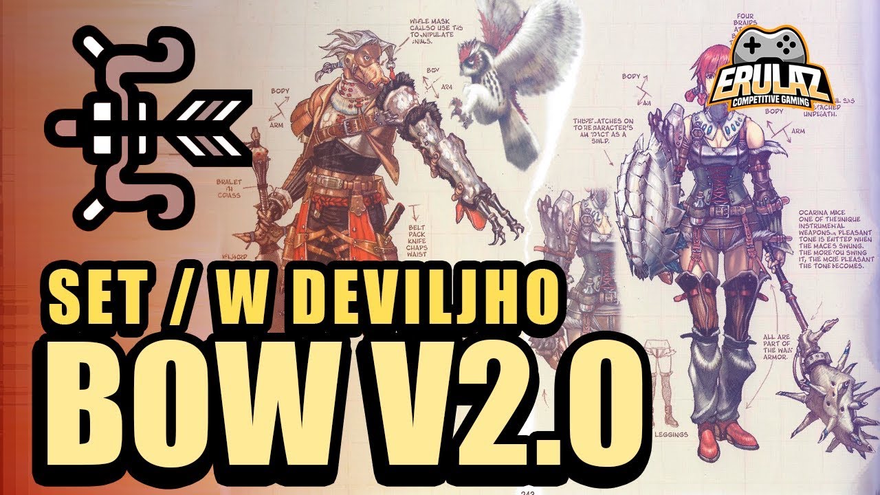 モンスターハンター ワールド イベント MHW - Set Arco de Deviljho con Critical Draw (Perforante)- モンスターハンター:ワールド