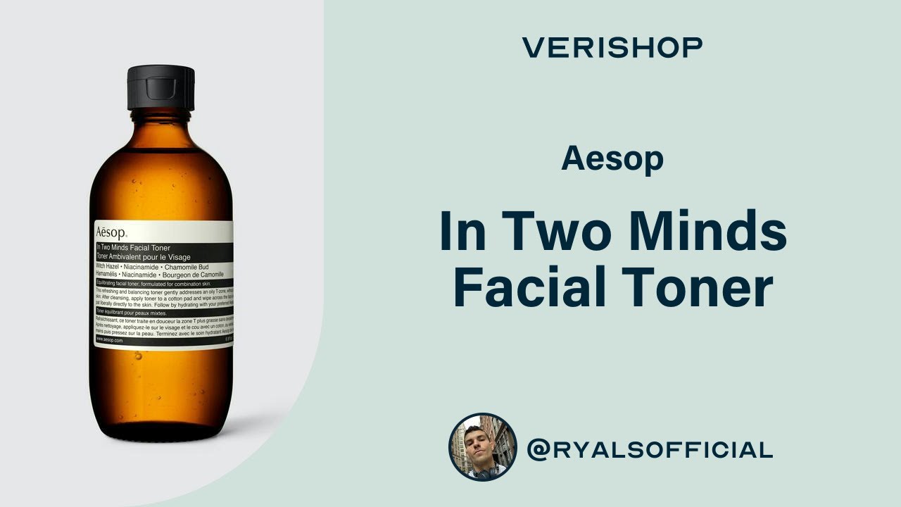 Aesop In Two Minds Facial Toner Review - YouTube