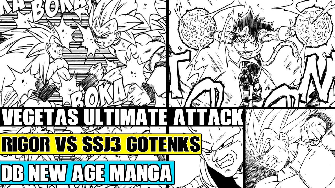 Beyond Dragon Ball New Age Vegetas New Ultimate Attack Rigor Vs Gotenks And Piccolo Youtube