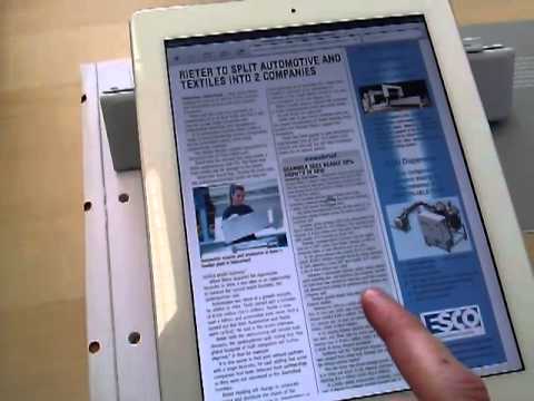 ezine on ipad example - YouTube