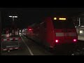 Ausfahrt RE2 nach Düsseldorf Hbf mit der Diesellok Baureihe 146 Ausfahrt in Osnabrück Hbf