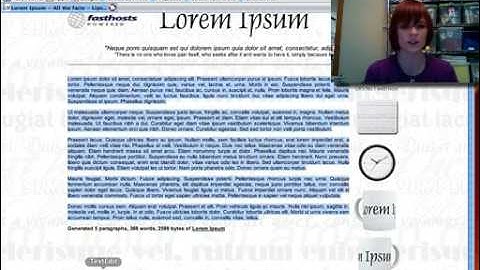 Lorem Ipsum Text Generator