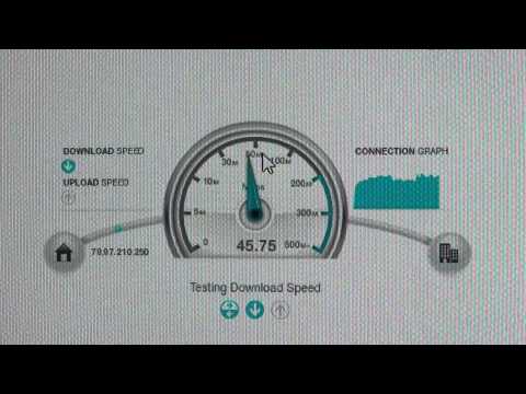 UPC 120mb fibrepower Wi-fi Test