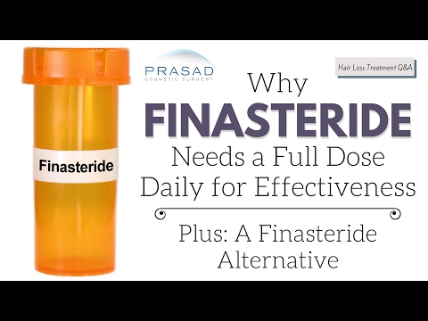 Effectiveness of Half a Dose of Finasteride to Treat Hair Loss