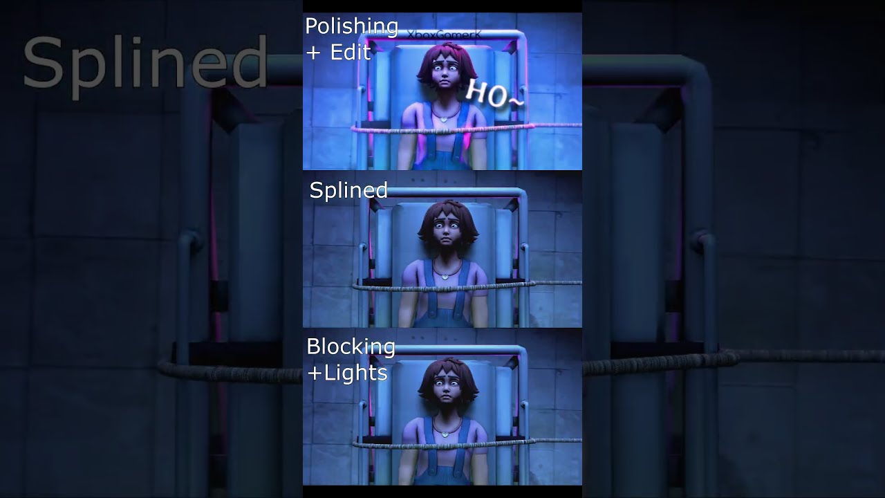 Nurse S Office Work Stages To Be Beautiful FNAF Animation Blocking Spline Polishing