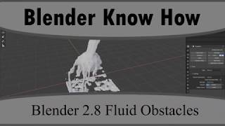 Blender 2.8 Fluid Obstacles