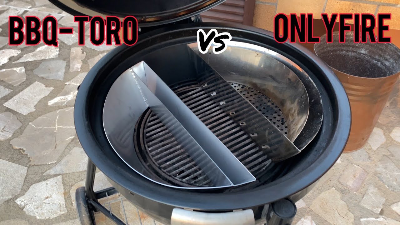 Charcoal basket BB TORO vs ONLYFIRE in weber kamado🪵🔥🔥🔥 