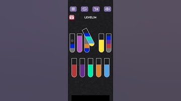 water sort puzzle level 34