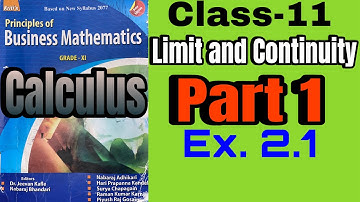 Business math or Basic math |Class 11| Limit and continuity (calculus) 2081  #class11 #calculus