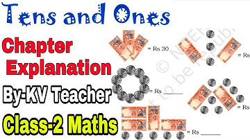 हिंदी Explanation / Tens and Ones / Class-2 Maths NCERT Chapter 8 Question Answers by KV Teacher