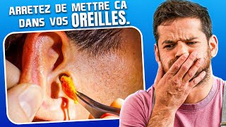 NE mettez SURTOUT pas ça dans vos oreilles, ça rend SOURD