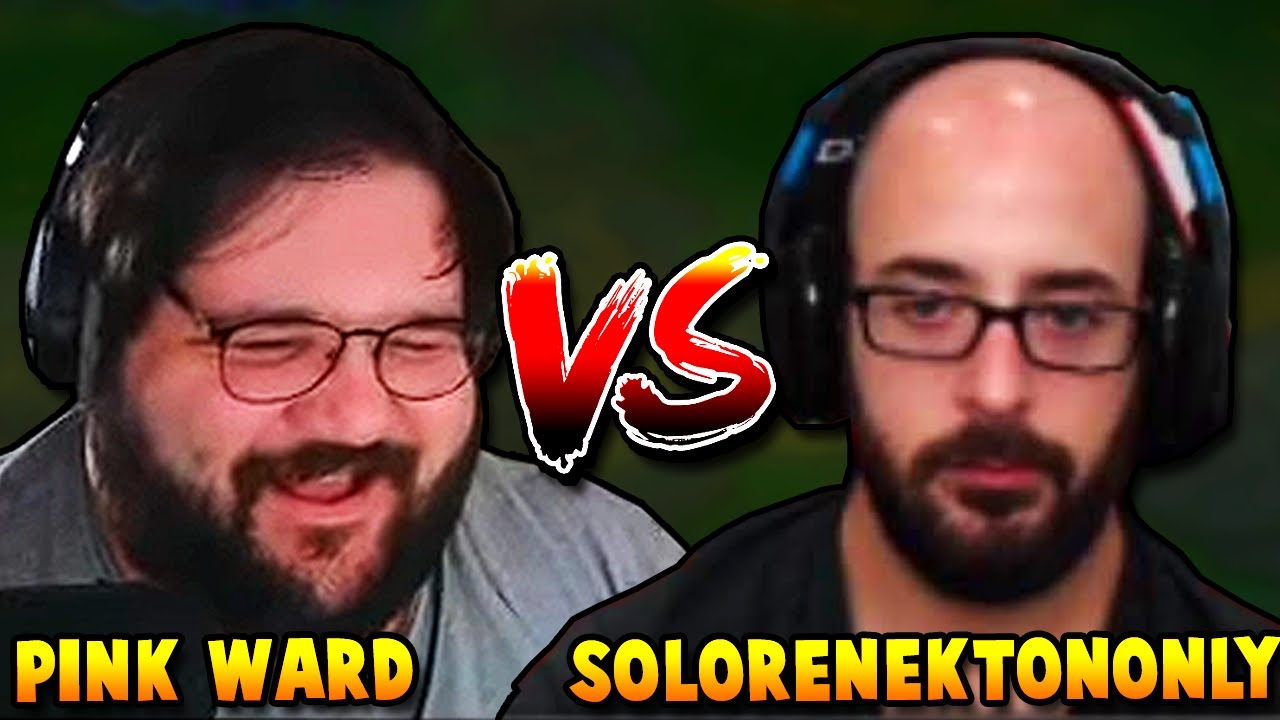 What happens when PINK WARD faces SOLORENEKTONONLY in TOP LANE HARDEST MATCHUP