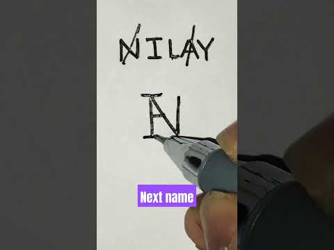 # NILAY name logo # Design # Next name #shorts # By Rajbir