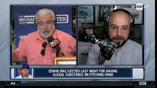 Edwin Diaz Ejected for Sticky Fingers  - The Michael Kay Show TMKS June 24 2024