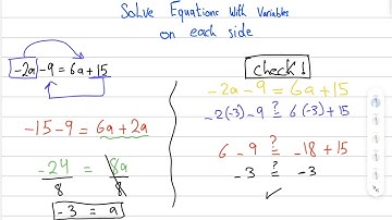 Solving Equations with Variables on Both Sides | Step-by-Step Guide