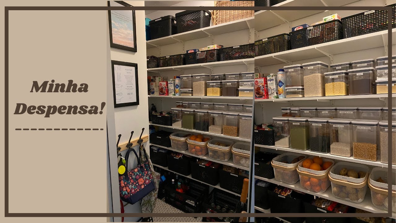 Minha despensa ficou pronta - Cristina Versluis