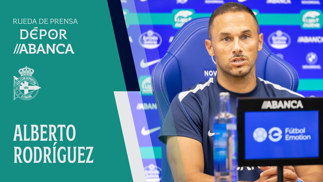 Rueda de prensa de Alberto Rodríguez previa al Dépor ABANCA - RCD Espanyol