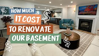 Planning a basement renovation? Here's how much we spent!