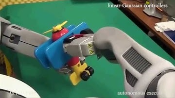 BRETT Robot learns  motor tasks via Trial and Error