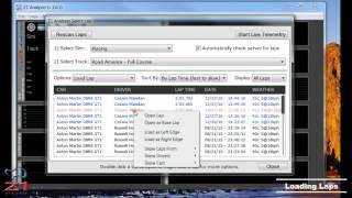 Z1 Analyzer Opening Laps screenshot 5