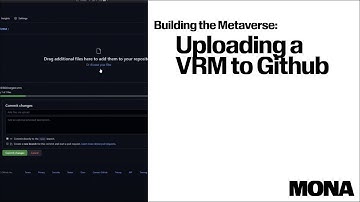 Building the Metaverse : Uploading a VRM to Github