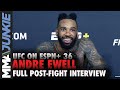 Andre Ewell challenges Derrick Lewis for bucket of chicken | UFC on ESPN+ 36 post-fight interview