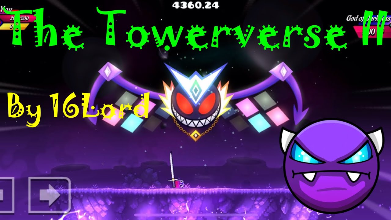 スライムタワー　ロト 1,000 DEMONS!] Geometry Dash - The Towerverse II by 16Lord