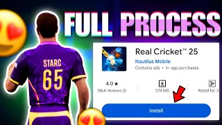 REAL CRICKET 25 - Full Process | How To Install & Download 🔥 | Real Cricket 25 screenshot 4