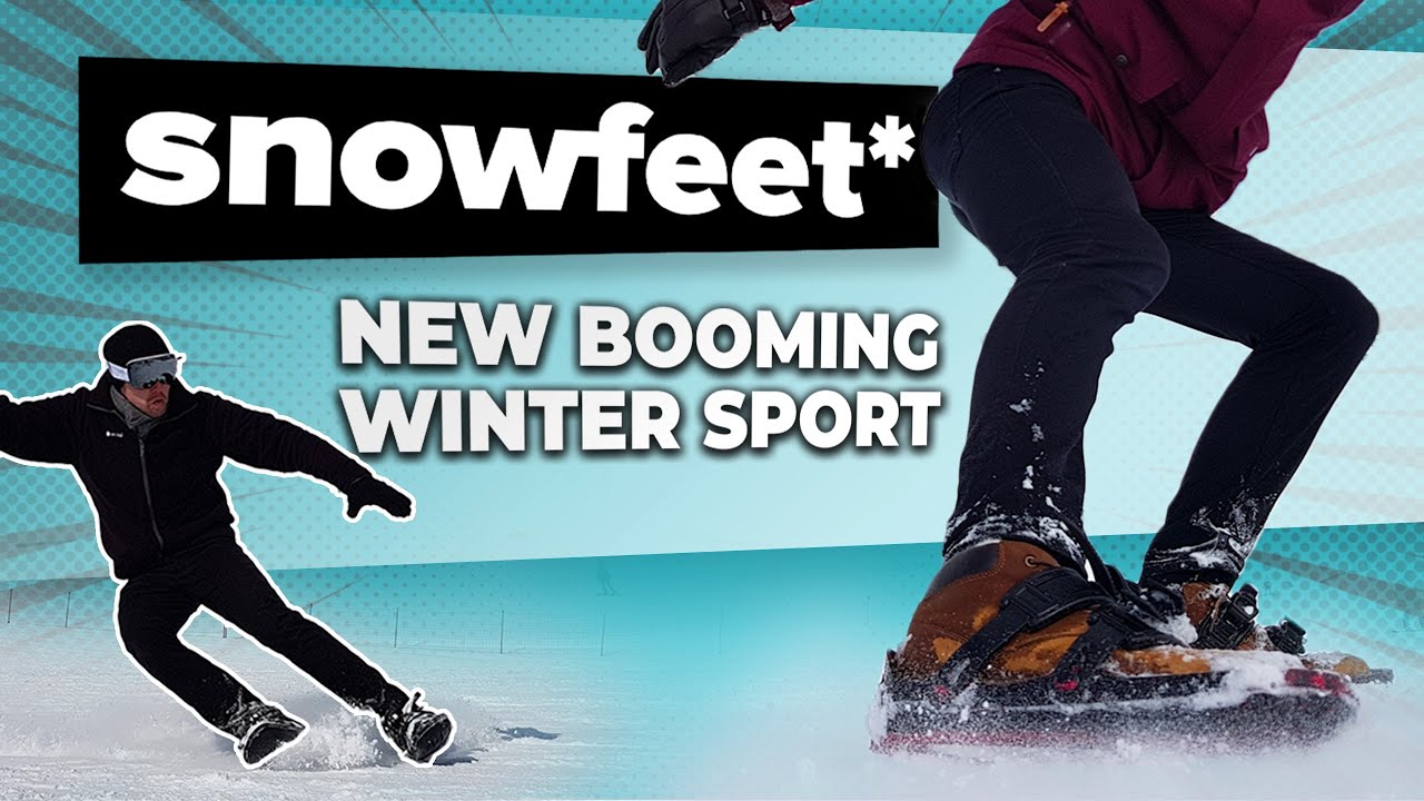 Snowfeet* - Skates For Snow - Mini Skis, Next Big Winter Sport