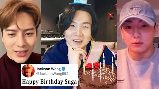 Famous People Wishing 'SUGA' Happy Birthday | BTS SUGA Birthday Celebration