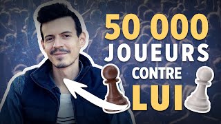 50.000 personnes contre un champion d'échecs. Qui gagne ?