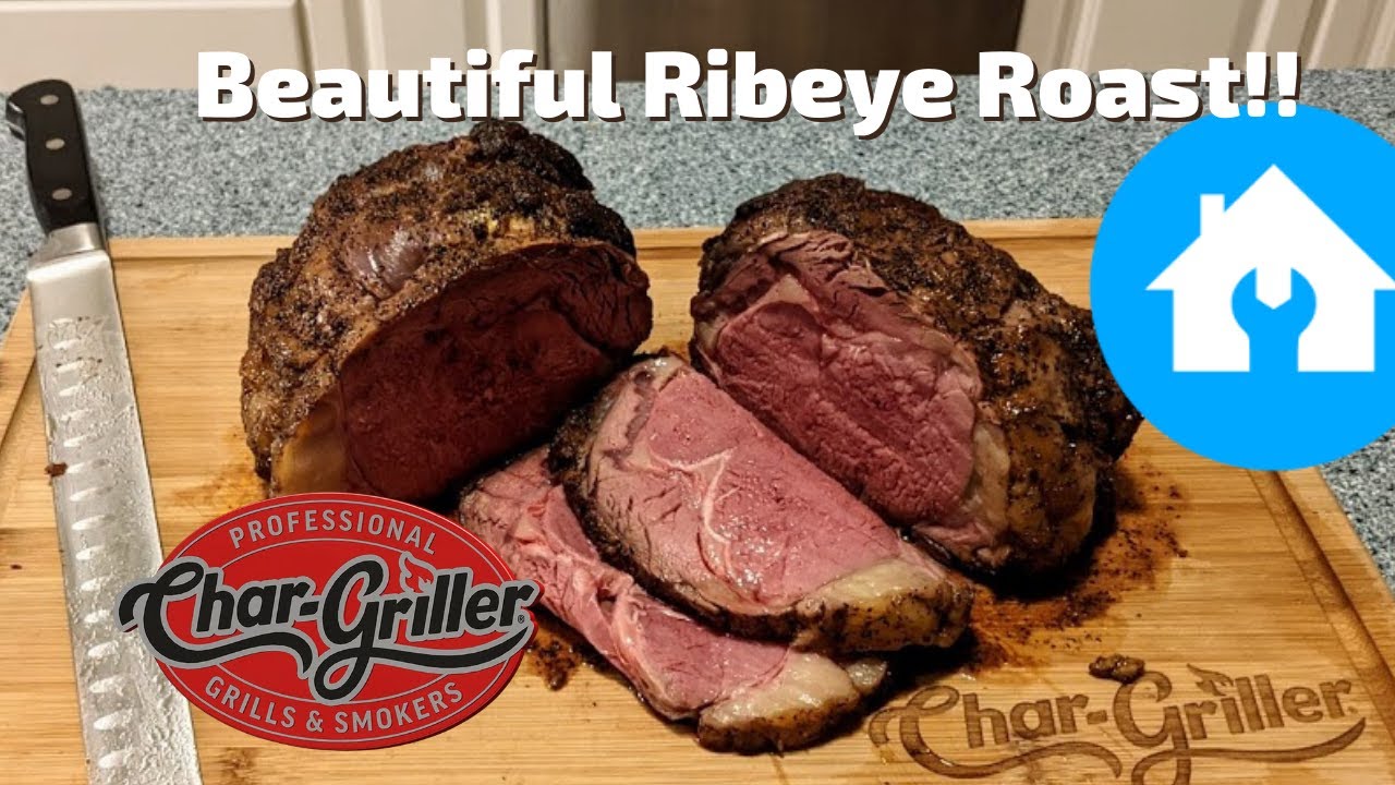 Beautiful Ribeye Roast on the CharGriller Akorn Kamado YouTube