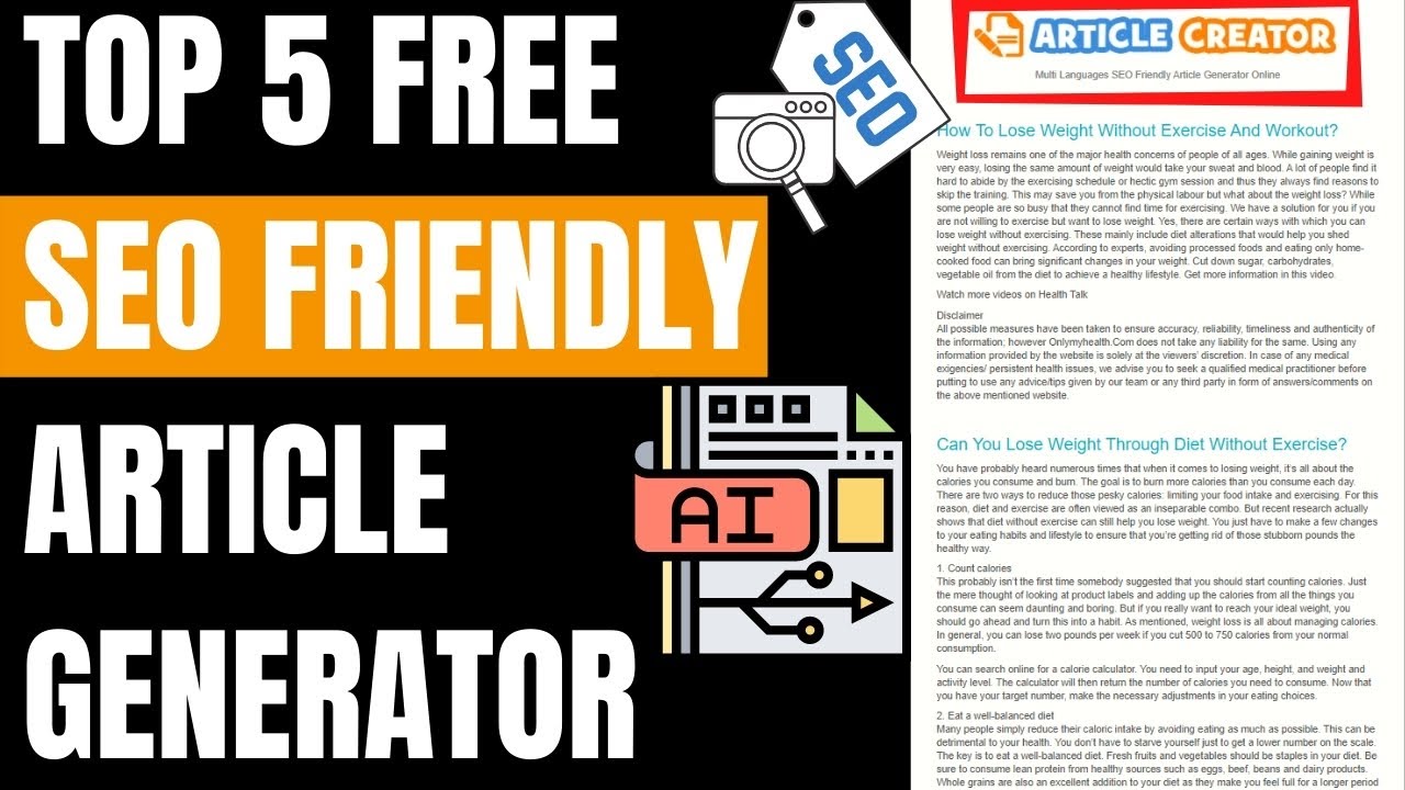 Free Article Generator Online