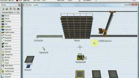 2 Minutes to build a warehouse simulation