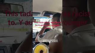 Racist taxi driver