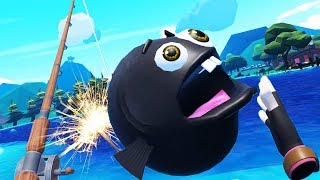 Exploding Bomb Fish! - Crazy Fishing Gameplay - VR HTC Vive Pro screenshot 4